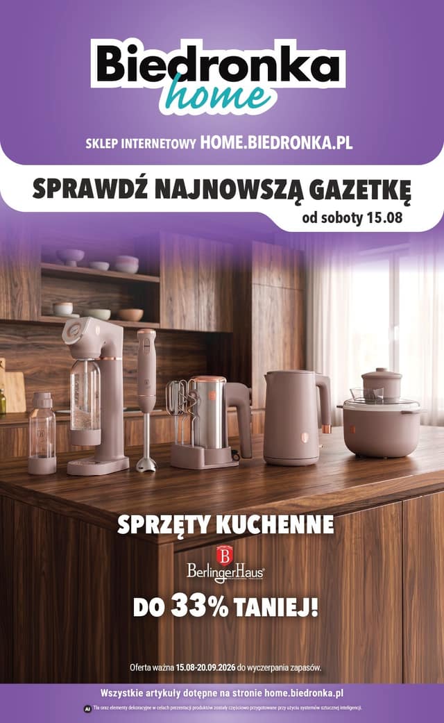 Biedronka flyer cover