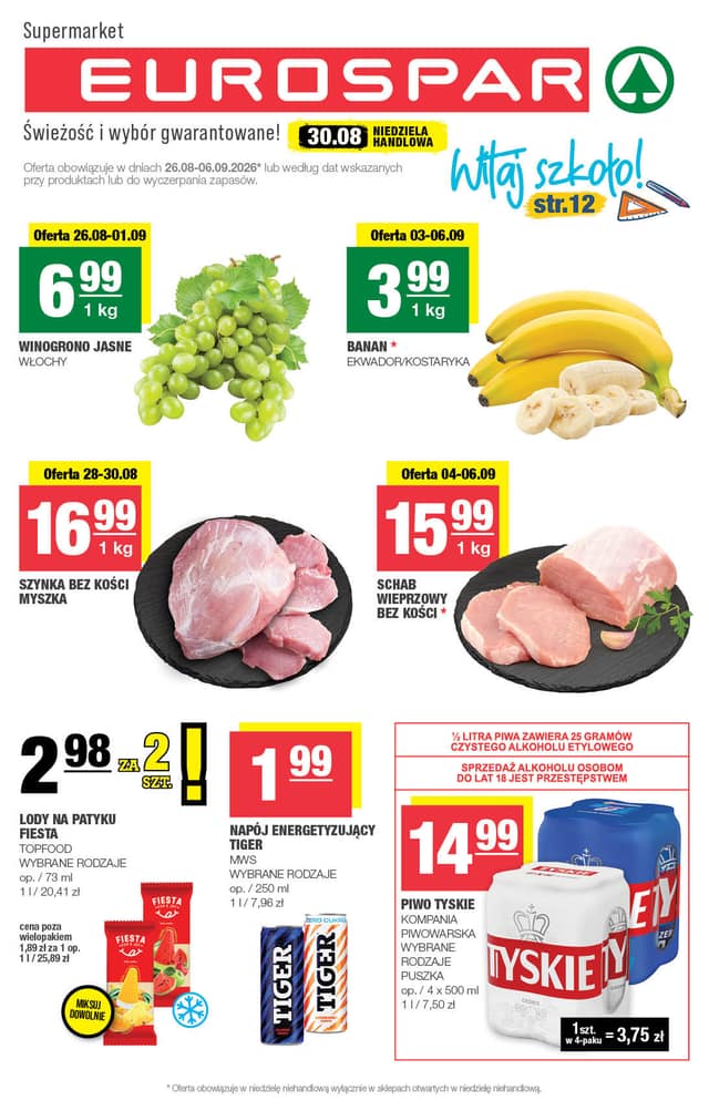 EURO SPAR flyer cover