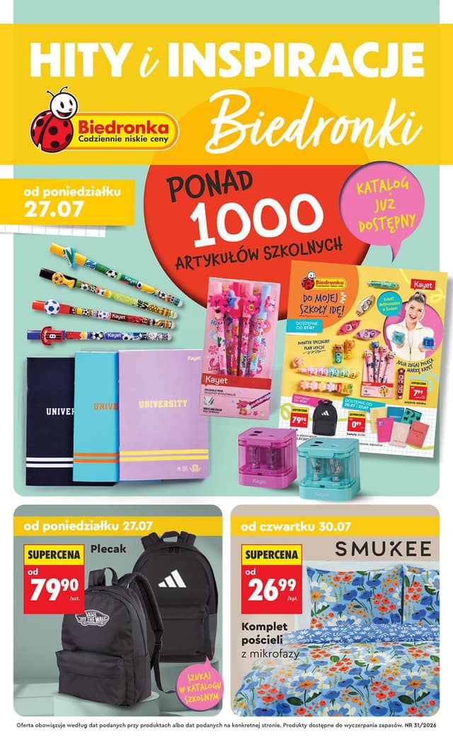 Biedronka flyer cover