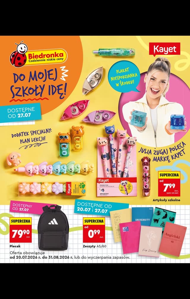Biedronka flyer cover