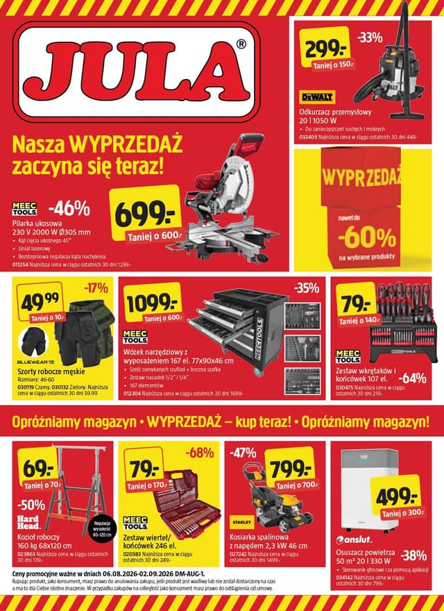 JULA flyer cover