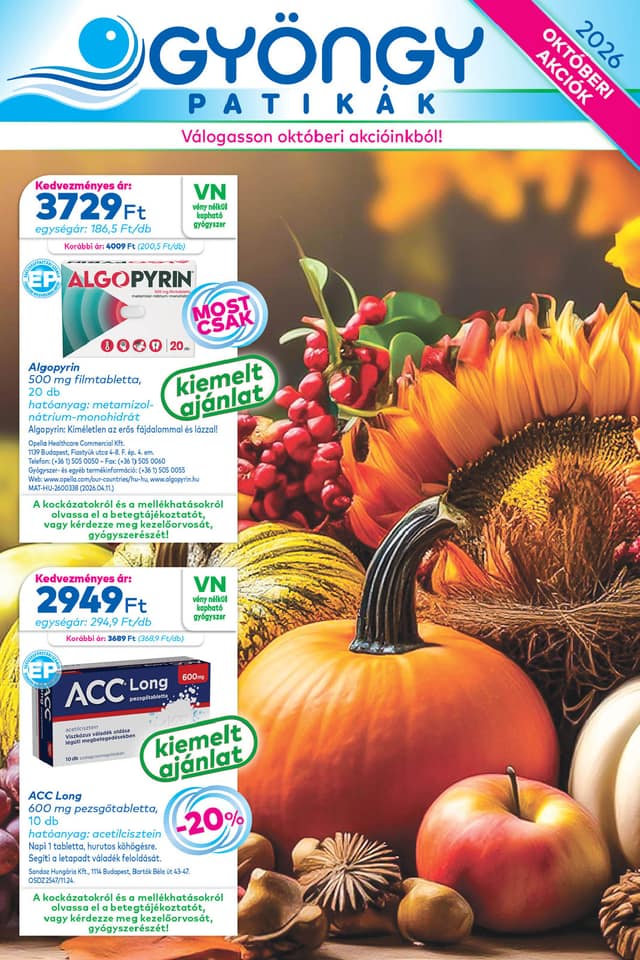 GYÖNGY PATIKÁK flyer cover