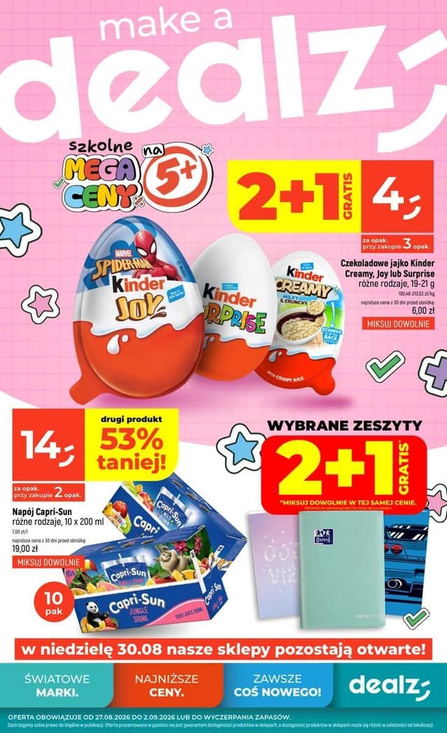DEALZ flyer cover
