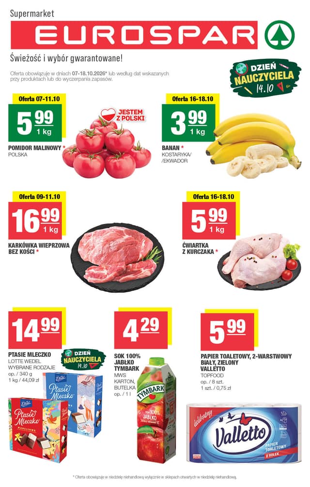 EURO SPAR flyer cover