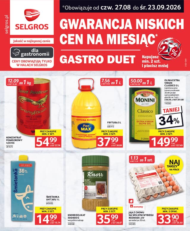 SELGROS flyer cover