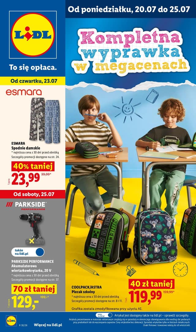 LIDL flyer cover