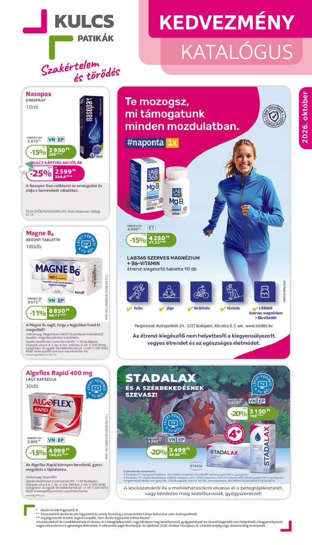 KULCS PATIKA flyer cover