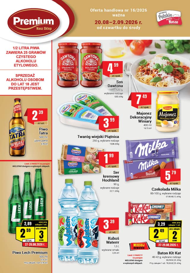NASZ SKLEP PREMIUM flyer cover