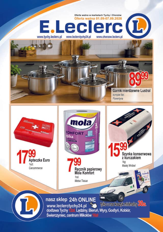 E.LECLERC SUPERMARKET flyer cover