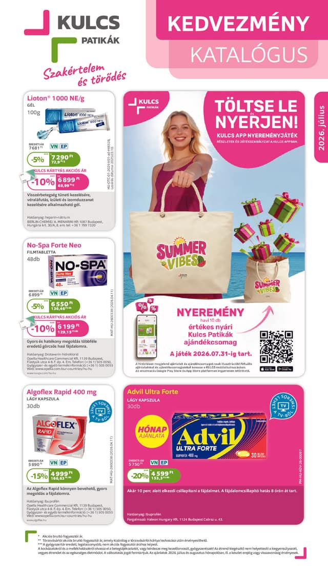 KULCS PATIKA flyer cover