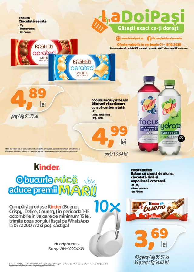 La doi pasi flyer cover